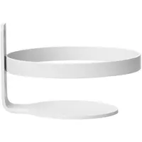 Blomus Soporte de pared Sono, para accesorios de baño, acero inoxidable lacado, color blanco, modelo 66445