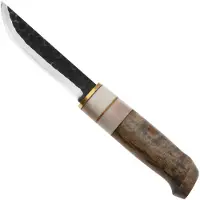 Marttiini Aapa 131030 Carbon, Birch Wood, Reindeer Antler, cuchillo de exterior