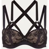 Marlies Dekkers Taboo Black And Sand Balcony Bra Talla: 75B | Brasieres Outlet | Mujer | Negro