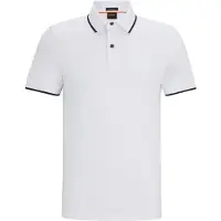 Hugo Boss Camiseta 'Passertip' negro / blanco