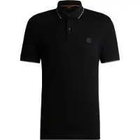 BOSS para hombre. 50507699 Polo Passertip negro (XL), Casual, Sintético, Manga corta, outlet 2026.