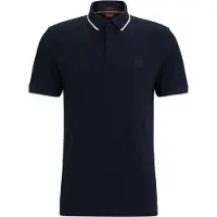 BOSS para hombre. 50507699 Polo Passertip marino (XL), Casual, Algodón, Manga corta, outlet 2026.