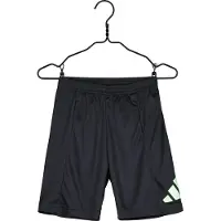 Adidas adidasPantalón corto Train Essentials AEROREADY Logo Regular-Fit 140 Carbon / Semi Green Spark Niño