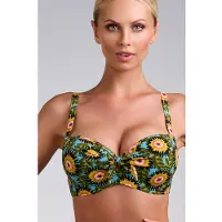 Marlies Dekkers Bellini Flower Print Plunge Balcony Bikini Top Talla: 75B | Bikinis Outlet | Mujer