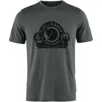 Fjällräven - Abisko Wool Classic S/S - Camiseta de merino size L, gris