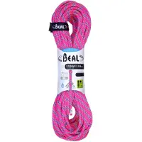 BEAL - Cuerdas Escalada - Cobra II 8.6 mm Golden Dry Fuchsia - Talla 70 m - Rosa