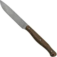White River Knives White River Exodus 4 Natural Burlap Micarta, funda de kydex, cuchillo de bushcraft, Jacob Peterson design