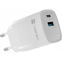 Natec Cargador De Pared Usb-a Y Usb-c Nuc-2140
