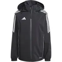 Adidas Chaqueta deportiva negro / blanco
