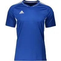 Adidas Camiseta de fútbol azul / blanco