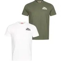 Lonsdale Camiseta 'Blairmore' oliva / negro / blanco