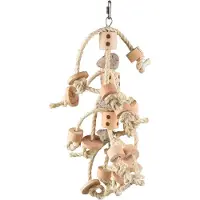Flamingo Juguete Para Pájaros Sully Rope