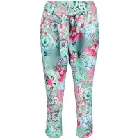 DIDI Travel Capri Journal In De Granite Green With Floral Medley Talla: 36 | Pantalones Outlet | Mujer | Cian