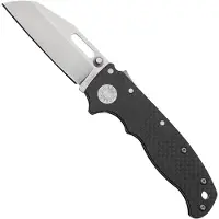 Demko Knives Navaja AD20.5 20CV Shark Foot, Carbon Fiber