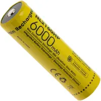 Nitecore NL2160HP, 21700 batería recargable de iones de litio, 6000 mAh