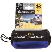Cocoon - TravelSheet Silk - Saco de dormir de viaje size 240 x 114 cm, azul