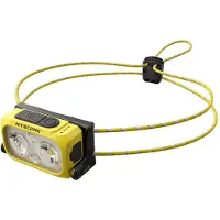 Nitecore NU21 Speed Yellow, linterna frontal recargable, 360 lúmenes