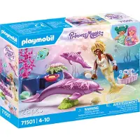 Playmobil Juego De Construcción De Sirenas Con Delfines