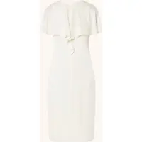 Lk bennett Sadie Crepe Midi Dress Ivory Talla: 10 | Vestidos Midi Outlet | Mujer | Blanco