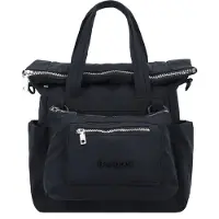 Desigual , Bolso Voyager XS multiposición, Poliamida, Negro, U