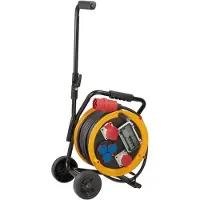 Brennenstuhl , carrete de cable Brobusta 380, con conector CEE, 30 metros, cable H07RN-F5G4.0