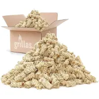Grillas Pastillas de Madera Natural Enceradas, Encendedores Ecológicos de Barbacoa