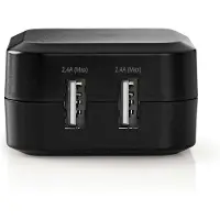Nedis Cargador De Pared Usb Wchau484abk