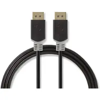 Nedis Cable Displayport Ccbw37014at20 Dp M-dp M 8k Chapado Oro 2 M 60hz