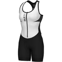 ALÉ - Women's Color Block Sleeveless Unitard - Mono de ciclismo size 3XL, negro