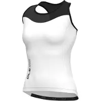 ALÉ - Women's Color Block Tank Top - Maillot de ciclismo sin mangas size 3XL, blanco