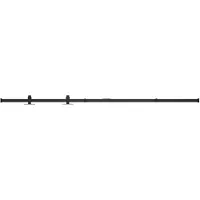 vidaXL Juego de herrajes para puertas correderas pequeñas, para puertas de armario, acero al carbono, 122 cm