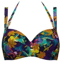 Marlies Dekkers Acapulco Petunia Purple Plunge Balcony Bikini Top Talla: 75C | Bikinis Outlet | Mujer | Púrpura