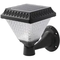 V-TAC 972, lámpara de pared solar "LED SOLAR WALL LIGHT", IP44, temperatura de color ajustable mediante control remoto, función de temporizador, funciona con energía solar