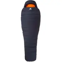 Mountain Equipment - Glacier 450 - Saco de dormir de plumas size Long - Body Size: 200 cm, obsidian