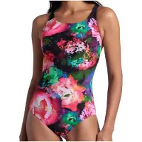 Arena Women's Roseland Swimsuit Swim Pro Black Multi Talla: 36 | Bañadores Outlet | Mujer | Negro