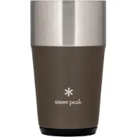 Snow Peak - Shimo Tumbler - Vaso aislante size 470 ml, marrón