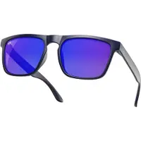 MowMow Gafas de sol deportivas 'Thor Sunglasses - Polarized - Men - Women - Black' lila oscuro