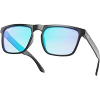 MowMow Gafas de sol deportivas 'Thor Sunglasses - Polarized - Men - Women - Black' azul cielo