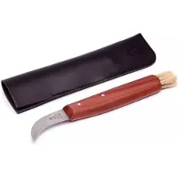 Robert Herder 2209550 cuchillo de setas con cepillo inoxidable