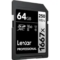 Lexar SDXC Professional 64GB 1667x UHS-II