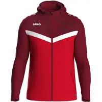 Jako Chaqueta deportiva rojo claro / rojo oscuro / blanco