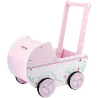 Woomax Carrito De Muñecas De Madera