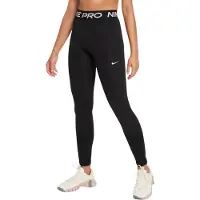 Nike Pantalón deportivo 'Pro' gris claro / negro / blanco