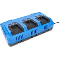 HBM Cargador 3-en-1 20 Volt, 2.0, 4.0 y 5.0 Ah