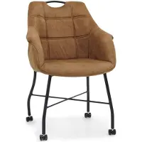 MX Sofa Silla Promise con ruedas, estructura de metal