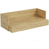 Halmar Escritorio Psací con cajones Mobius BIU2S - madera de nogal natural