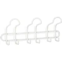 Inofix Percha 3 Ganchos Triples Acero