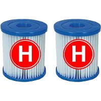 Intex Filtro 29007/2, tipo H, juego de 2 unidades