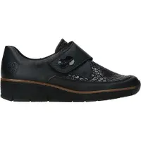 Rieker Zapatos Mujer 537C0-02 mujer - Negro - 37