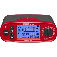 Meister IT 105: Equipo de prueba para instalaciones, modelo 105, conforme a la norma DIN VDE 0100/105